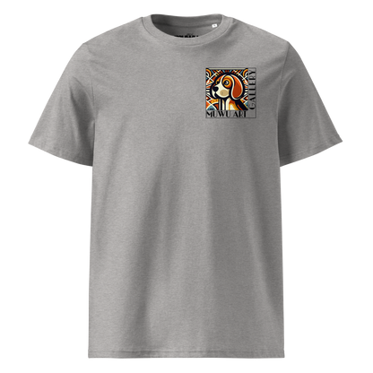 Muwu Clothing Unisex - Beagle Deco heather grey front