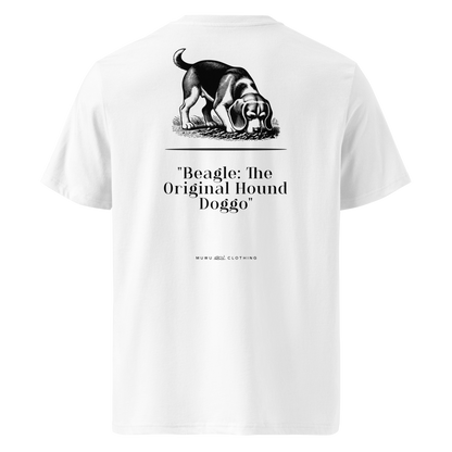 Muwus Vintage tee collection Beagle white front