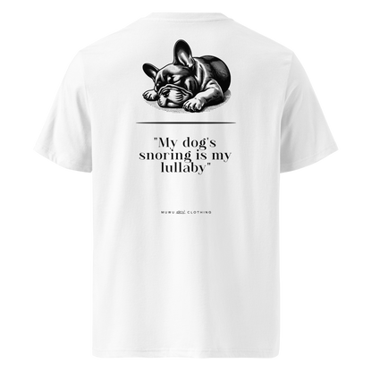 Muwus Vintage tee collection French Bulldog white back